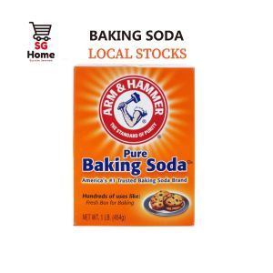 Arm & Hammer Pure Baking Soda Powder Decontamination Household Cleaning Soda Kitchen Cleaning Soda For Baking  454g | Pack 小苏打