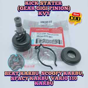 KICK STATER (GEAR GIGI PINION) HONDA KVY 100% KUALITAS ASLI ORIGINAL UNTUK MOTOR BEAT KARBU SCOOPY KARBU SPACY KARBU VARIO 110 KARBU