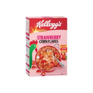 Kelloggs Corn Flakes Strawberry dengan Buah Kering Asli