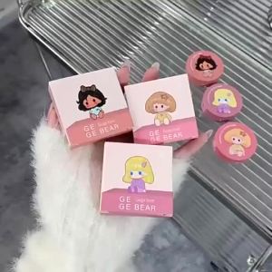 Gegebear Tea Tea Peach Color Cushion Blush Cream High Gloss Brightening Natural Pink Facial Contouring Blush Cream Monochrome Daily