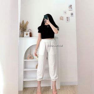 Deluna - Alexa Jogger pants Premium Tebal / Jogger Training / Basic Casual Jogger Polos