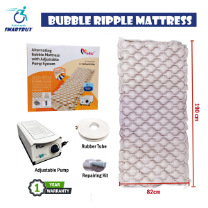 Anti-Decubitus Bubble Ripple Mattress With Adjustable Pump