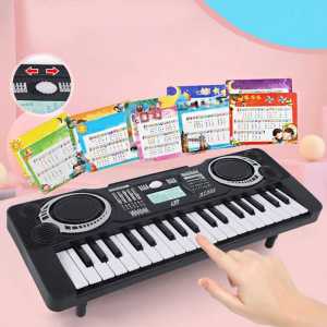 COD LYB Organ Piano Elektrik Anak Musical Keyboard 37 Keys PD880 / Piano Anak Laki Laki Perempuan Pakai Baterai Piano Elektrik Anak Set Lengkap