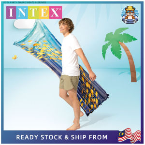 INTEX 59720 Original Authentic Water Toy-Fashion Inflatable Floating Mats-Blue