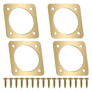 4Pieces Birdhouse Copper Entrance Guard Metal Protectors for Eastern Bluebird Houses