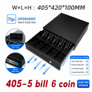 UNA Cash box with drawer Safe money box with Lock Cash Register Drawer Cashier Box Supermarket【Fast Shipping】