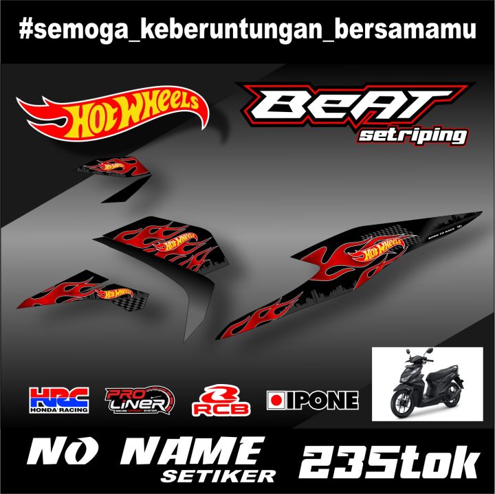 Striping BEAT NEW ESP ISS CBS DELUXE Variasi Hot Wheels (235tok ...