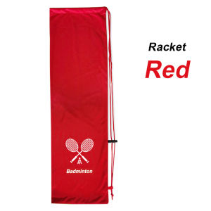【Local Warehouse】 Badminton Racket Bag Tennis Racquet Cover Bag Soft Fleece Storage Case for Tennis Racket Tennis Bag Equipment Badminton Racquet Cover Bag Soft Fleece Storage Bag Case Protection Bag for Adult Children