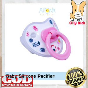 Alyona AL-021 Empeng Dot Bayi Silicone Pacifier Bahan Aman Untuk Bayi kami menyediakan peralatan bayi lainnya botol susu bayi sikat botol bayi mainan anak kolam renang anak bayi jumbo pelampung bayi anak mandi bola bayi kacamata renang