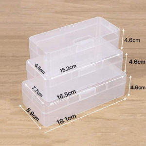 Thickened Durable Transparent PP Storage Box Jewelry Beaded Objects Organizer Accessories Finishing Box