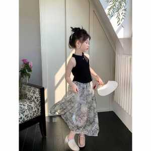 [KIDSFASHIONKOLEKSI] 2012 Setelan TopSkirt Tree Smoke Blue Sleveeless Korean Look