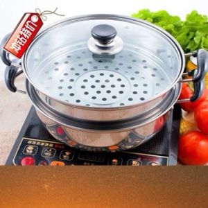 Nồi hấpxửng hấpnồi lẩu đun từ inox đa năng