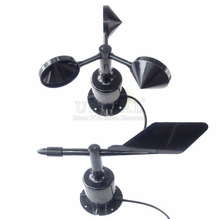 30m/s Polycarbon Wind Speed Direction Sensor Weather Station Outdoor 3 ...