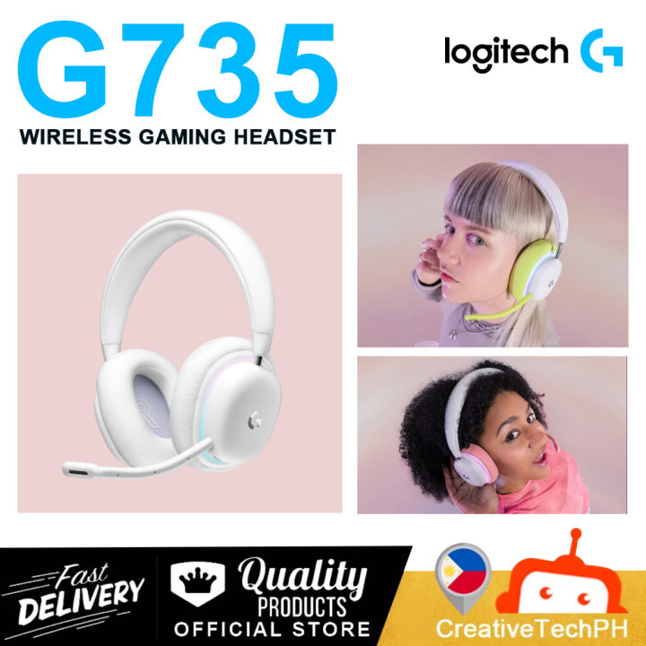 Logitech G735 Aurora Collection Wireless Gaming Headset for PC