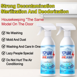 Air purification Stain removal Bacteria inhibition Cleaning Air Conditioner Cleaner /Eliminate the wing odor and refresh Air Conditioner Cleaner