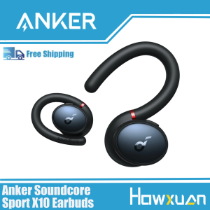 Anker Soundcore Sport X10 Bluetooth 5.2 Headphones Sports Rotating Ear Hooks Deep Bass IPX7 Waterproof Sweatproof Sport Earbuds