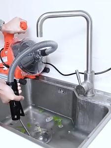 btnx Electric Sewer Dredging Machine Self-feeding 220V Toilet Kitchen 19-28MM Cleaning Machine Drainage Dredger 120 R3K9L