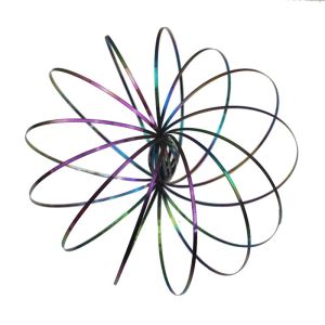 Flowtoy แหวนอยู่ไม่สุขวิเศษ Toroflux ของเล่นแหวนลื่นไหลของเล่นสุดเจ๋งของเล่นฤดูใบไม้ผลิของเล่นของเล่นสนุกๆสำหรับกลางแจ้งของเล่นอัจฉริยะเป็นของขวัญสำหรับเด็ก