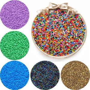 10 Gram 1900pcs Glass Rice Beads BB Beads for Fashion Jewellery DIY Accessories