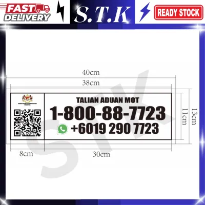 Sticker Puspakom JPJ Pass Lorry Sticker A C T KA 70/80 80/90 Stiker Lori Speed Limit Sticker Had Laju Hotline Spad