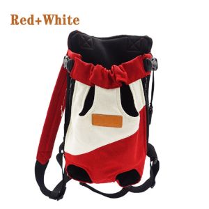 Pet Dog Front Carrier Backpack Breathable Travel Pet Bag Portable Legs Out Chest Four-legged Backpack Pet Holder Pouch For Small Medium Dogs Cats Puppies