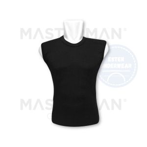 Masterman Kaos Daleman Rancool Sleeveless Pria RMAS Hitam Isi-1Pcs