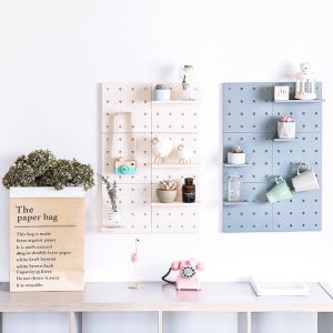 Rak Dinding Lubang Multifungsi Storage Organiser