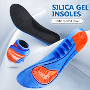 RunY Sports Insoles Damping Elastic Memory Silicone Gel Insole Shoe Inserts Breathable Soft