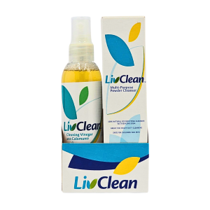 LivClean Trial Kit - Multi-Purpose Powder Cleanser 120g + Cleaning Vinegar w/ Calamansi 100mL