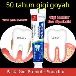 【COD】Pasta Gigi Perawatan Gigi Goyang 100g Pasta Gigi Impor Jepang Penyembuhan Gigi Goyang 101 Persen Pasta Gigi Perawatan Gigi Goyang Dengan Propolis Probiotik Ginseng Baking Soda Memutihkan Gigi