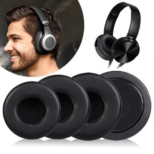 MINUTE 1Pair Da Protein Đệm tai Tròn Thay thế Vỏ bảo vệ tai nghe Chất lượng cao Bịt tai Vỏ tai nghe Phụ kiện tai nghe