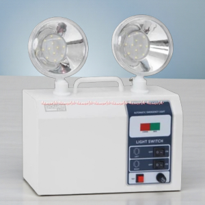 Powerlite 3watt Rechargeable LED Emergency Lamp Lampu Darurat Led Terdiri Dari 2 Lampu Kepala LED Lampu Darurat Otomatis Menyala Saat Lampu Mati Power Lite 3w