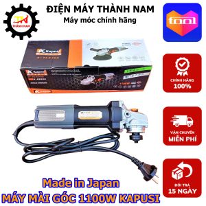 Máy mài góc Kapusi Japan công suất lớn 1100W dòng máy cắt mài cầm tay siêu khỏe chuyên dụng cho thợ