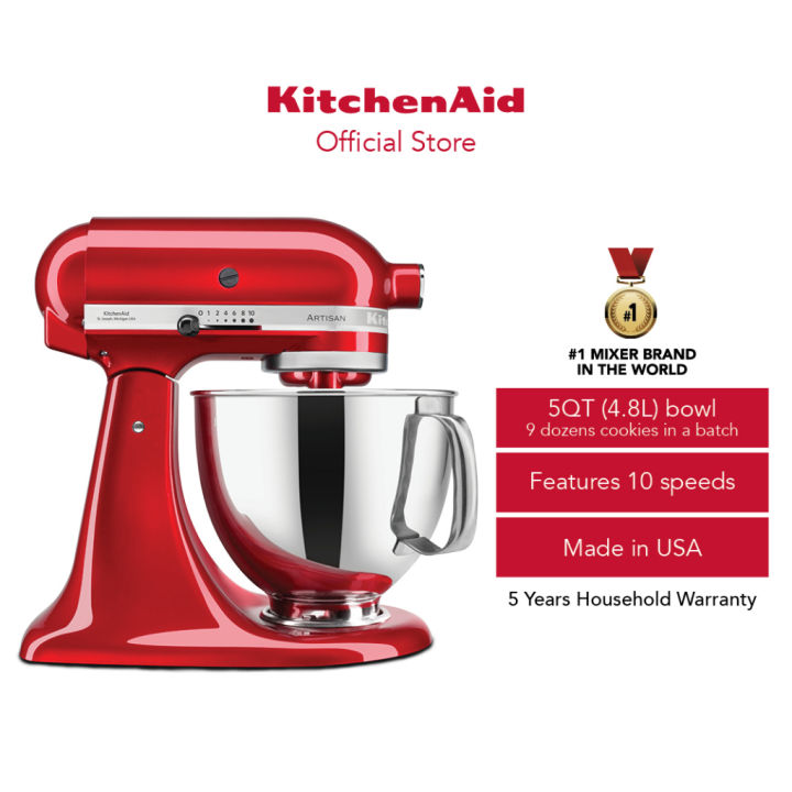 KitchenAid 5QT (4.8L) Artisan Stand Mixer 220 V Lazada PH