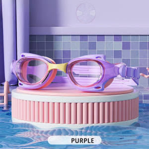 Kacamata Renang Anak Laki Dan Perempuan 3-14 Th Anti Fog UV Protection Lensa Clear Swimming Goggles Frame Unik