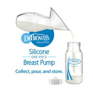 Dr. Browns Milkflow One-Piece Breast Pump Silicone Milk Collector Catcher-BF015