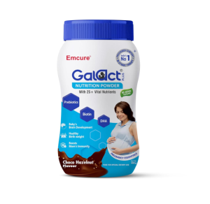 Galact Plus Nutrition Powder for Pregnant Women - Choco Hazelnut Flavour 400gm