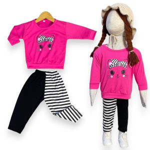 Set Jogger Anak Bayi KITTYY BADANA Setelan Sweater Anak Balita 0-4 Tahun BENNA