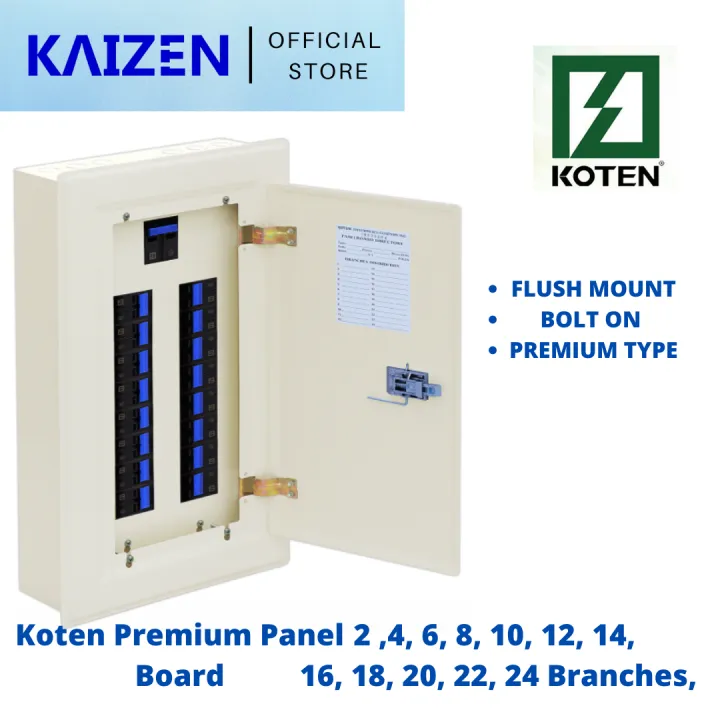 Panel Kotak Router Koten Premium Panel Board Box 2Pole Bolt On 2,4,6,8,10,12,14,16,18,20 ...