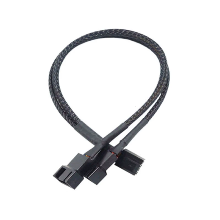 4Pin Fan Power Supply Extension Cable 1 to 1 2 3 Splitter PC Case ...