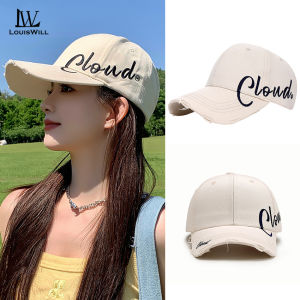 LouisWill หมวกเบสบอลใช้ได้ทั้งผู้หญิงและผู้ชายหมวกเบสบอลดีไซน์ปักหมวกบังแดดกลางแจ้งหมวกปีกกว้างหมวกแก๊ปโผล่สันทนาการหมวกเบสบอลระบายอากาศแฟชั่นหมวกป้องกันแสงแดดหมวกปรับได้หมวกกีฬากลางแจ้งหมวกออกกำลังกาย
