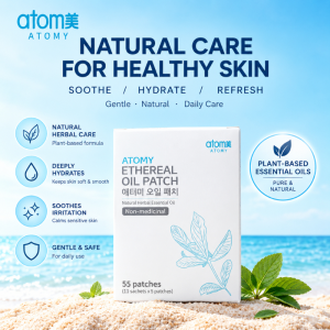ATOMY Ethereal Oil PATCH Natural Herbal Essential Oil (11 Sachets x 5 Patches)