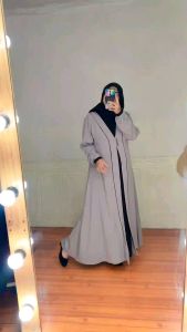 SAFIRA DRESS ALL SIZE LD 110 busui friendly. maju mislimah bahan adem || BAJU SYARI || BAJU NGANTOR || BAJU LEBARAN || BAJU KONDANGAN