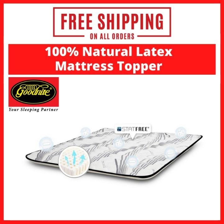 Natural Latex Topper/Pad Tilam Goodnite Statfree® (King/Queen ...