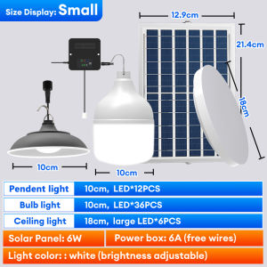 Lampu Solar LED Solar Light Outdoor Lighting Project Solar Street Light Waterproof Auto On Solar/240V AC Dual-charging Power Box Solar Light Set