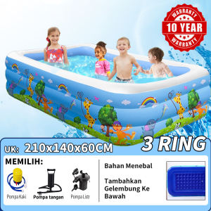 Kolam Renang Anak dan Bayi Karet Besar Family Inflatable Swimming Pool Luar 120/cm 210cm/260cm/310cm