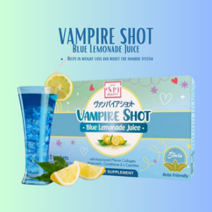 VAMPIRE SHOT WITH COLLAGEN AND GLUTATHIONE | Improves skin & overall appearance | Infused with organic ingredients that are proven to have health benefits.