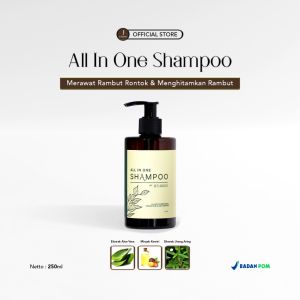JEVARINE ALL IN ONE SHAMPOO - PENYUBUR  PENGHITAM DAN ANTI RONTOK