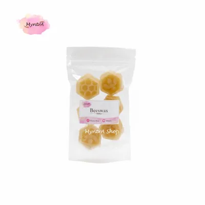ไขผึ้ง สีเหลืองธรรมชาติ Beeswax (Yellow) 100 g .