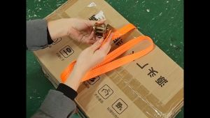Adjustable Tie Down Cargo Strap Ratchet Tensioner Safe Luggage Transport Car Truck Front Cargo Belt